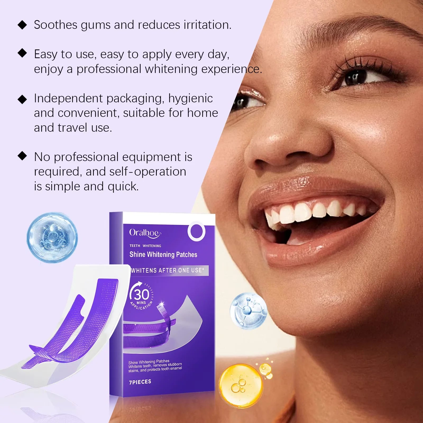 Purple Color Correcting Brightening Strips