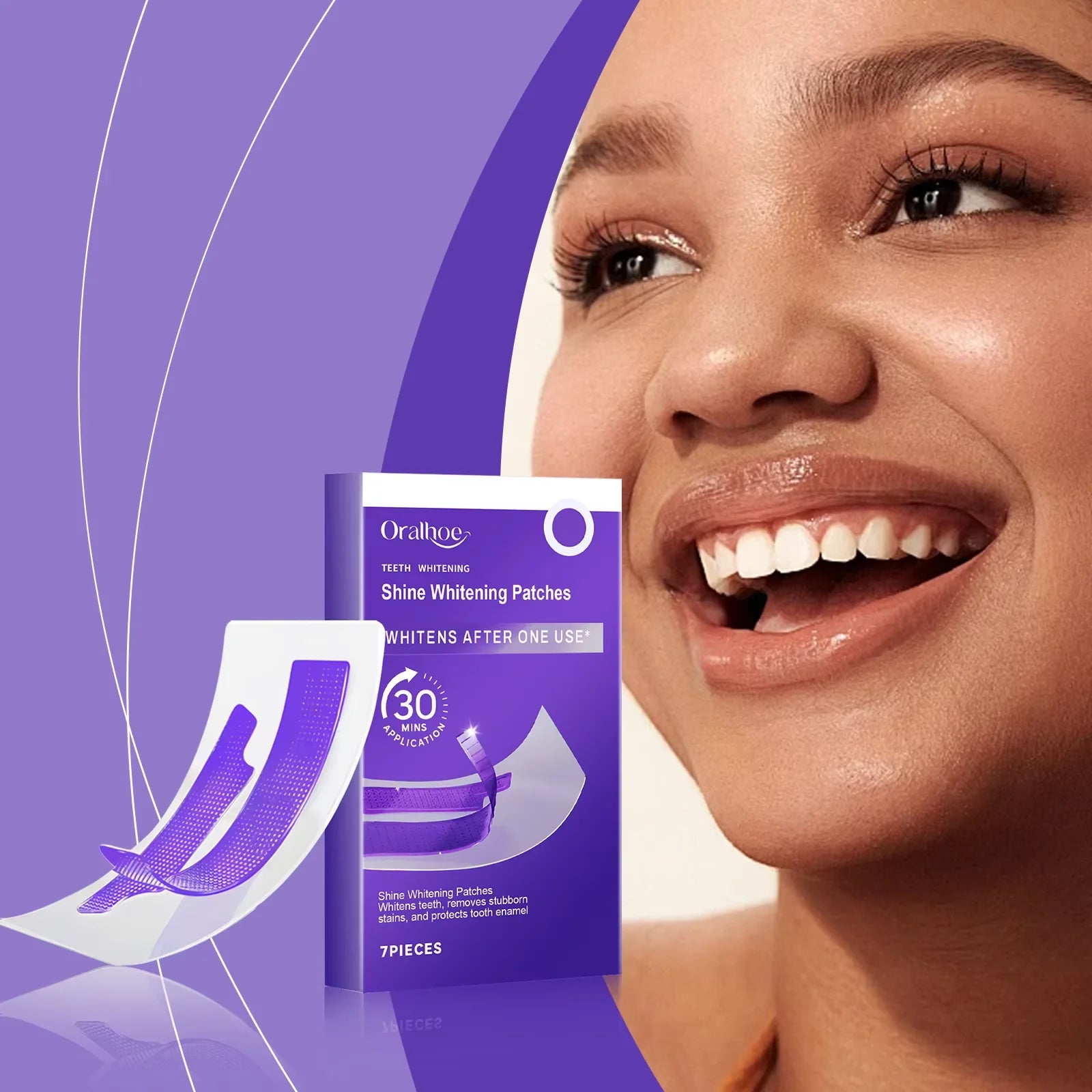 Purple Color Correcting Brightening Strips